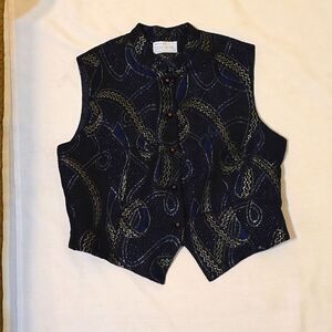 DONCASTER EMBROIDERED VEST SIZE 10
